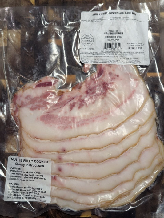 1 lb of Jowl Bacon